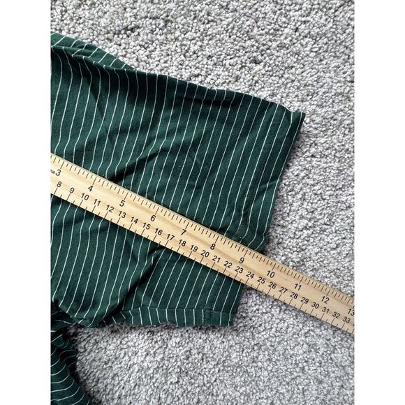 Amen Corner Master's Golf Shirt Men's XXL Green Striped 100% Pima Cotton 60's - Picture 7 of 11